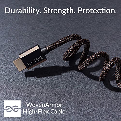 85 Inch QLED 4K Smart TV with 2.5m Premium Braided 8K HDMI Cable G734