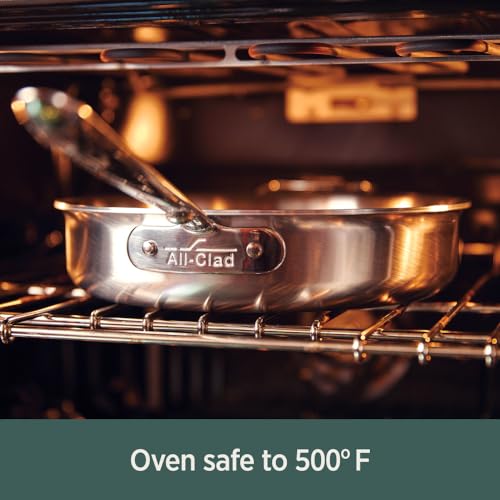 5-Ply Brushed Stainless Steel Fry Pan 8 Inch R6514