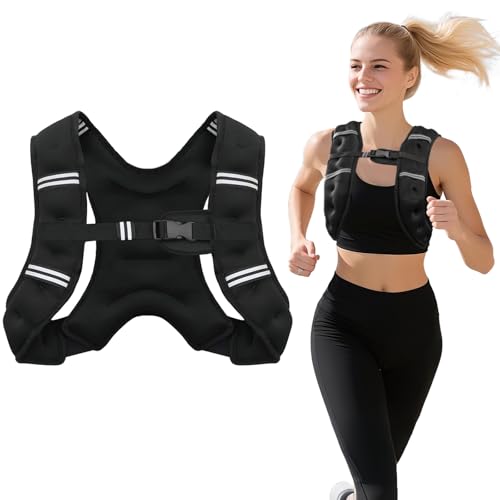 Weighted Vest with Reflective Stripe, Size Adjustable N438416