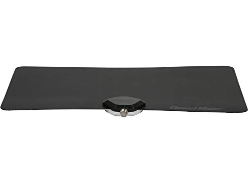 Ultra-Thin Indoor TV Antenna 35 Mile Range Black White O46357