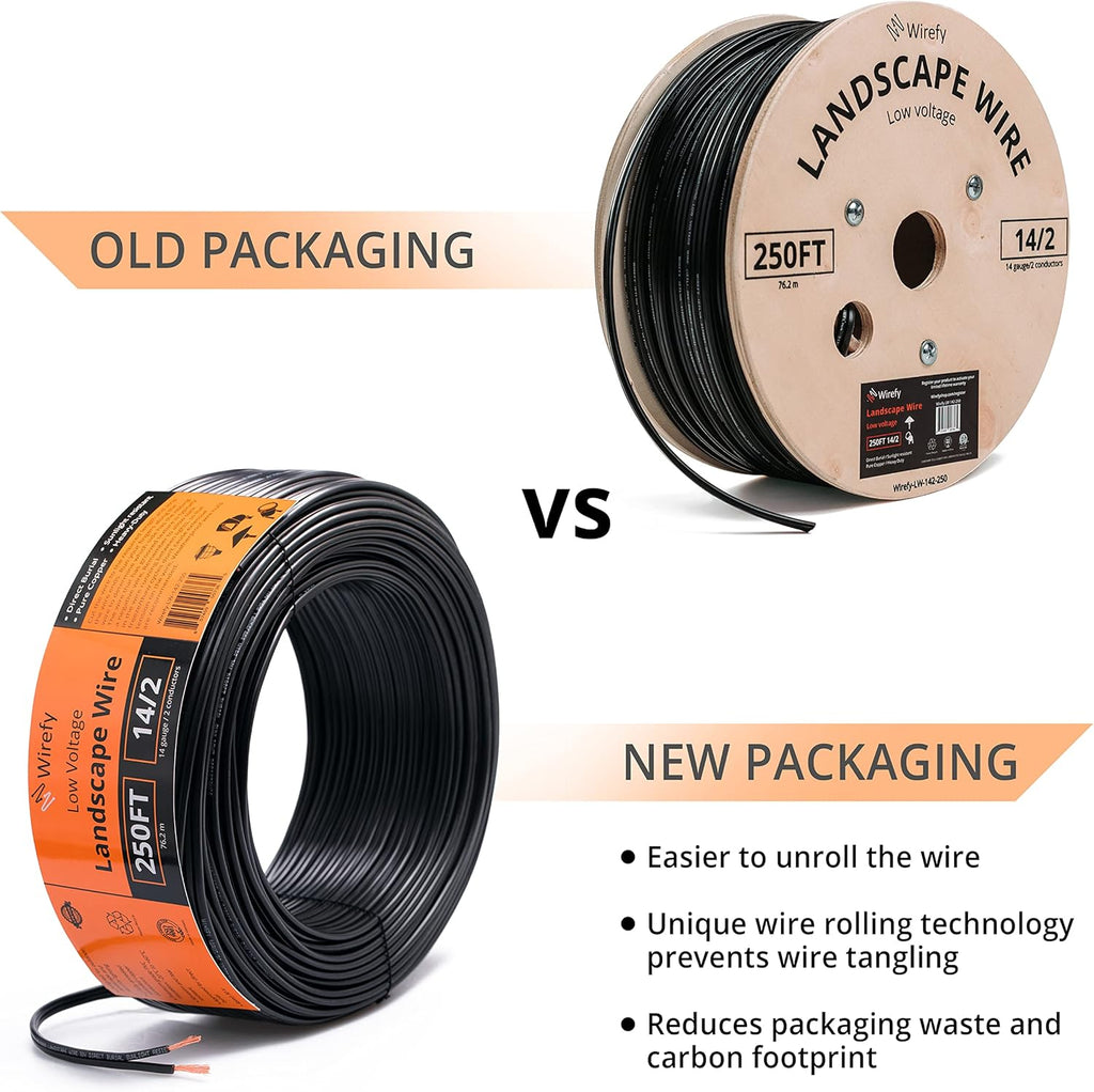 14-Gauge 2-Conductor 250 Feet Landscape Lighting Wire V5425