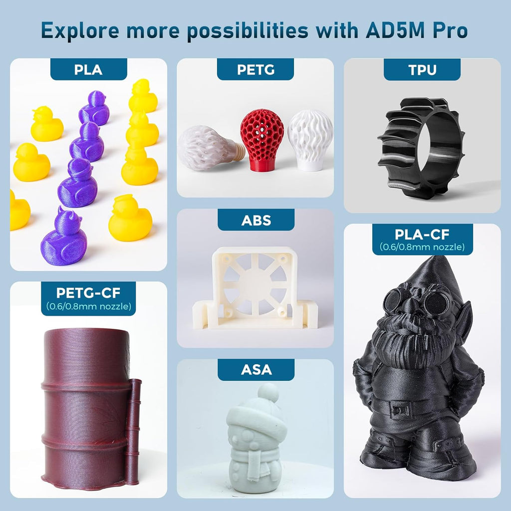 3D Printer with Extra 1KG HS PLA Cyan Filament K902