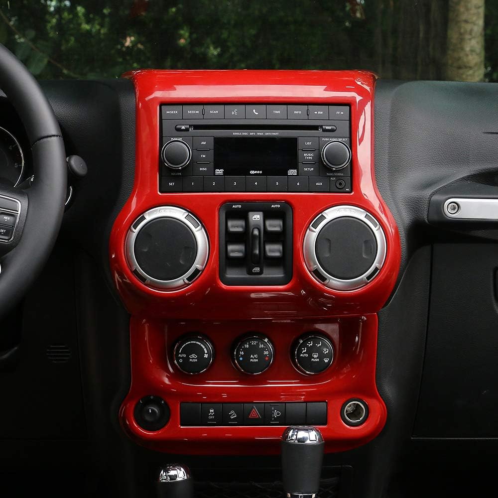 Car Interior Center Console Dashboard Panel & Air Conditioning Switch Panel Frame Cover Trims G59414