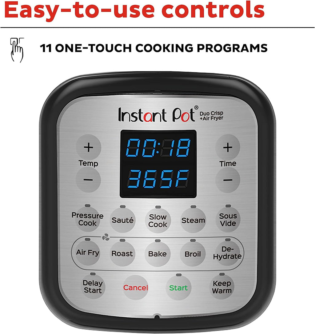 11-in-1 Air Fryer and Pressure Cooker Combo, 8 Quart D853