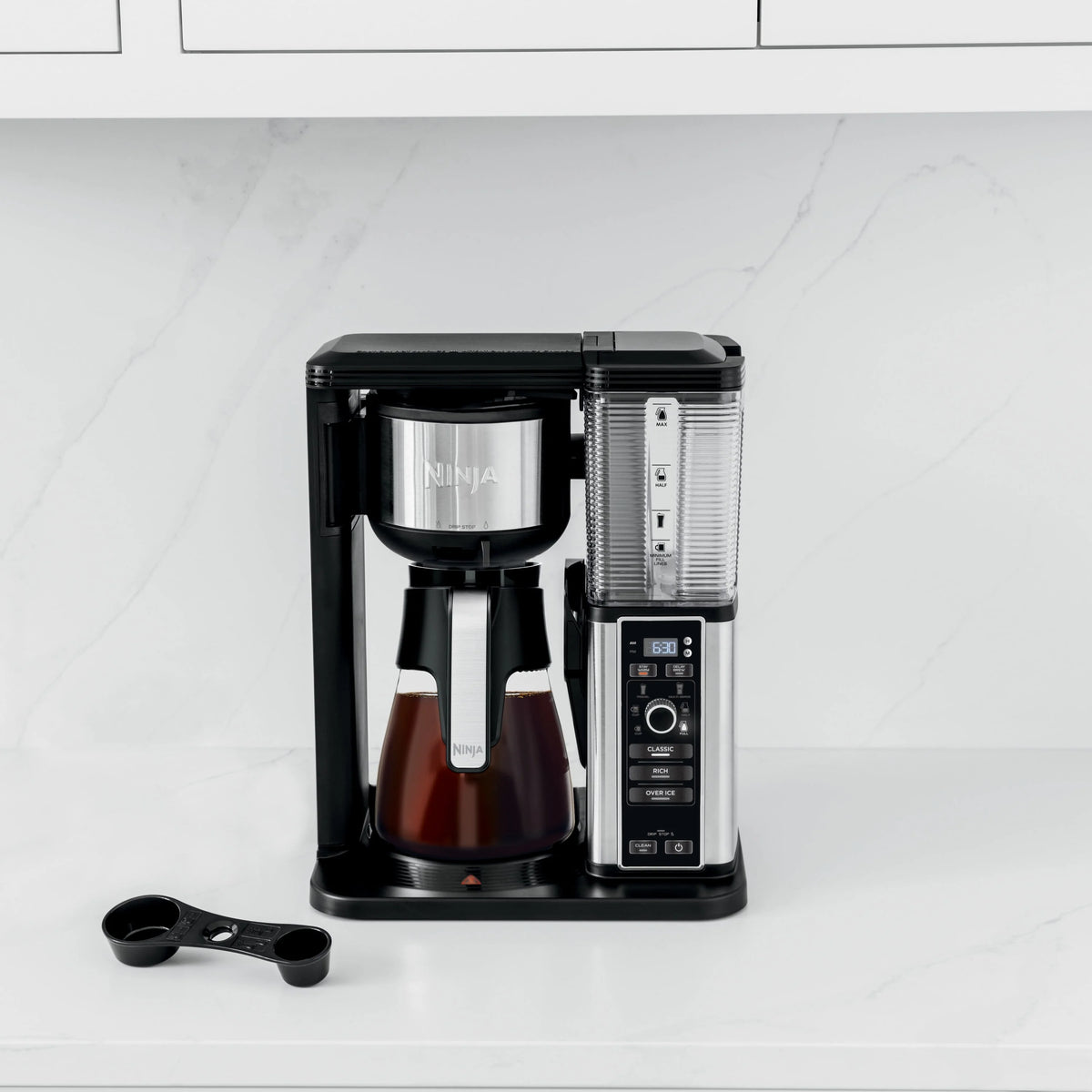Single Serve Coffee Maker with Glass Carafe B344