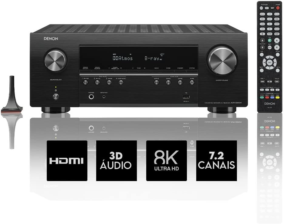 8K Ultra HD 7.2 Channel AV Receiver Black E189