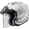 Aluminum Silver Open Face Motorcycle Helmet XXL S7336