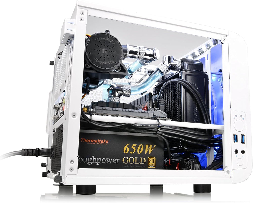 White Mini ITX Cube Computer Chassis X267862