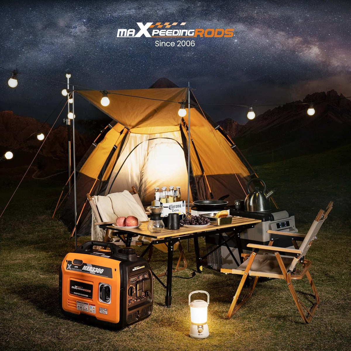 Portable Inverter Generator 3000W/3300W, Gas Powered Quiet Generator, EPA Compliant S470