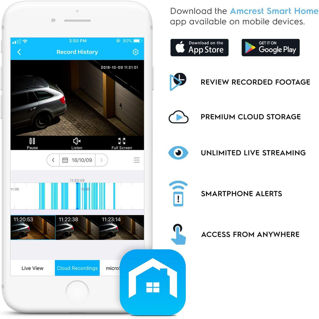 1080p WiFi Outdoor Security Camera F684105