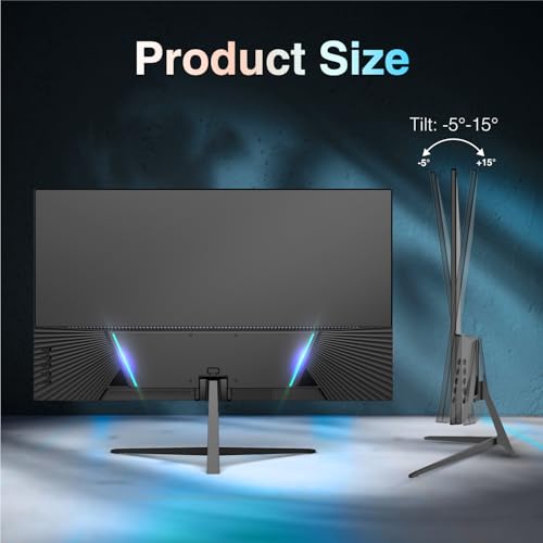 22 inch Full HD Computer Monitor, 100Hz Refresh Rate, Frameless, VESA, HDMI, VGA T135930