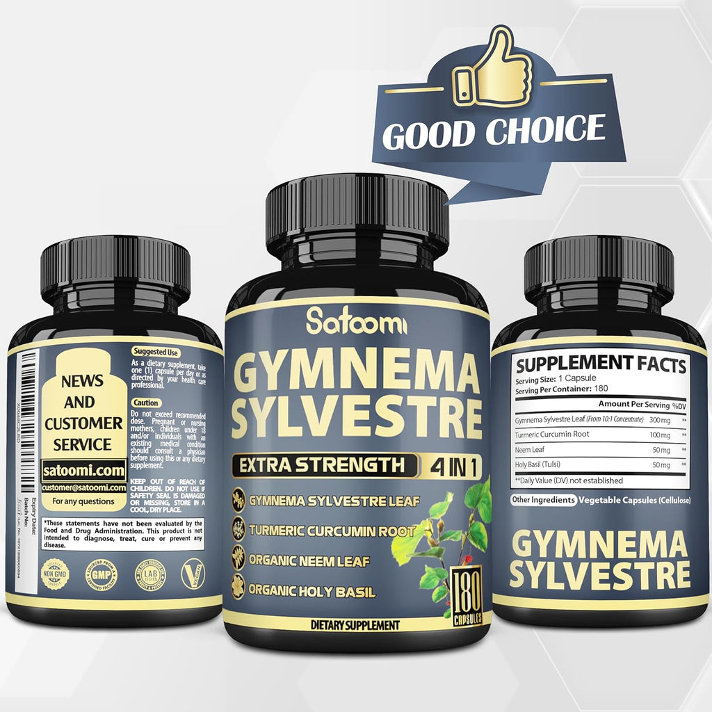 180 Capsules Gymnema Sylvestre Capsules Extract P736
