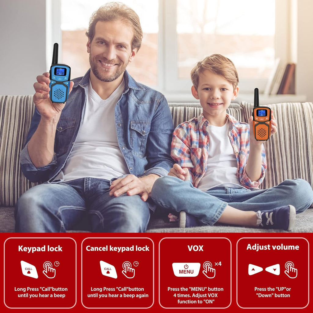 Walkie Talkie for Kids with Batteries and Charger T5211