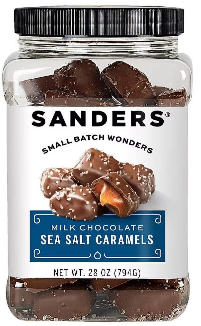 Milk Chocolate Sea Salt Caramels, 28 oz. B895