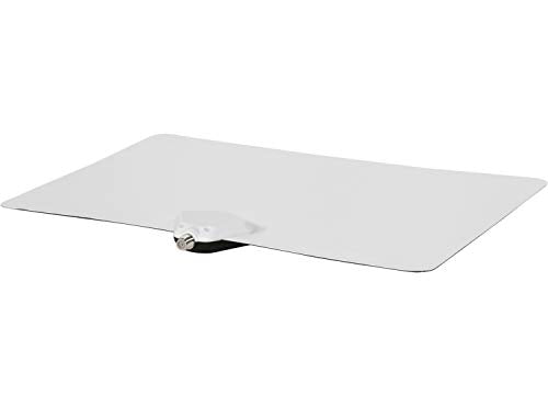 Ultra-Thin Indoor TV Antenna 35 Mile Range Black White O46357