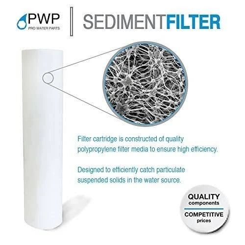 50 Pack 10 Micron Sediment Water Filter Cartridges O51271