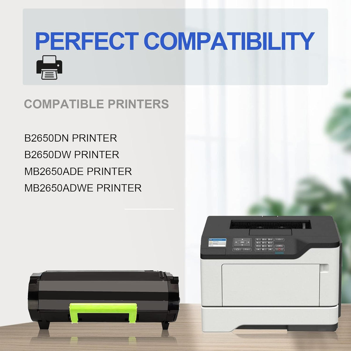 Compatible B2650 Series Toner Cartridge Replacement (1 Black) K47003
