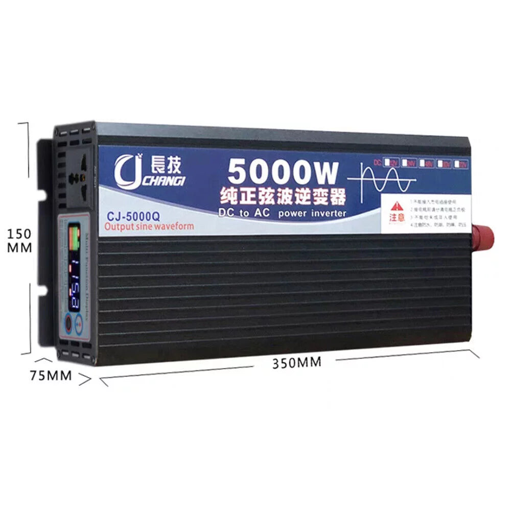 5000W Pure Sine Wave Power Inverter DC 48V To AC 110V V591049
