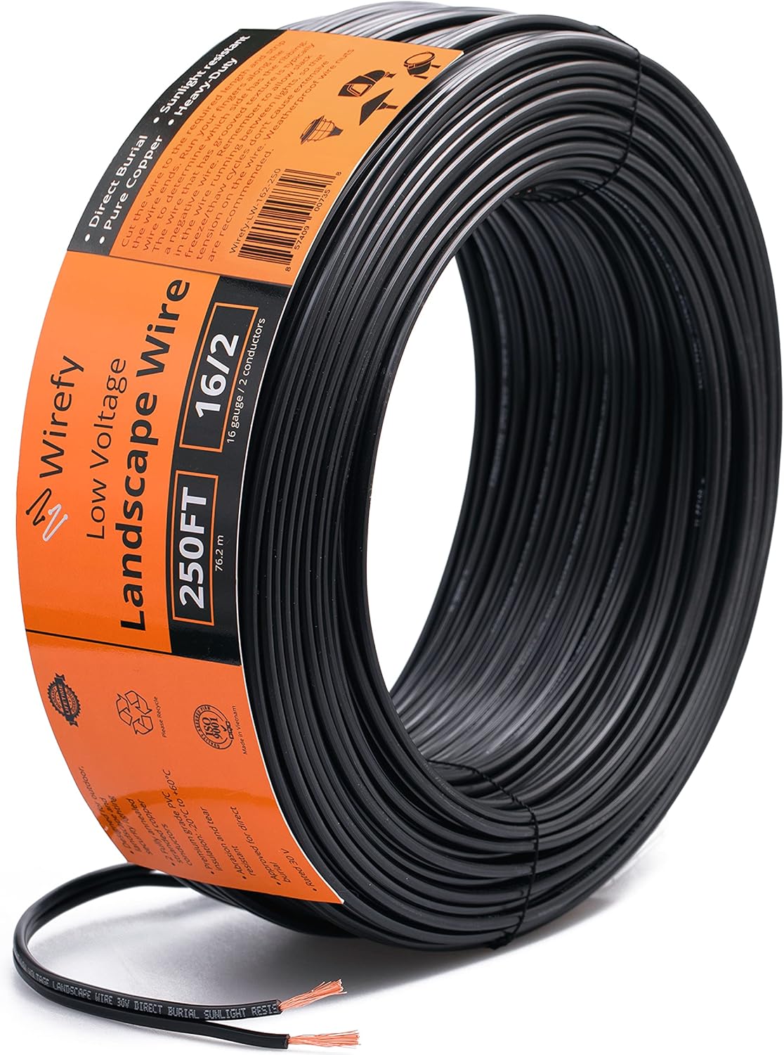 14-Gauge 2-Conductor 250 Feet Landscape Lighting Wire V5425