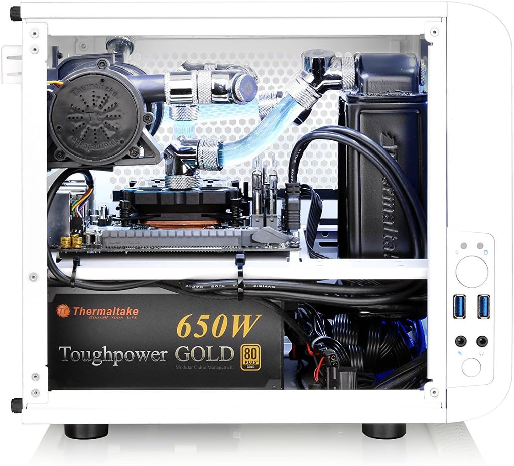 White Mini ITX Cube Computer Chassis X267862