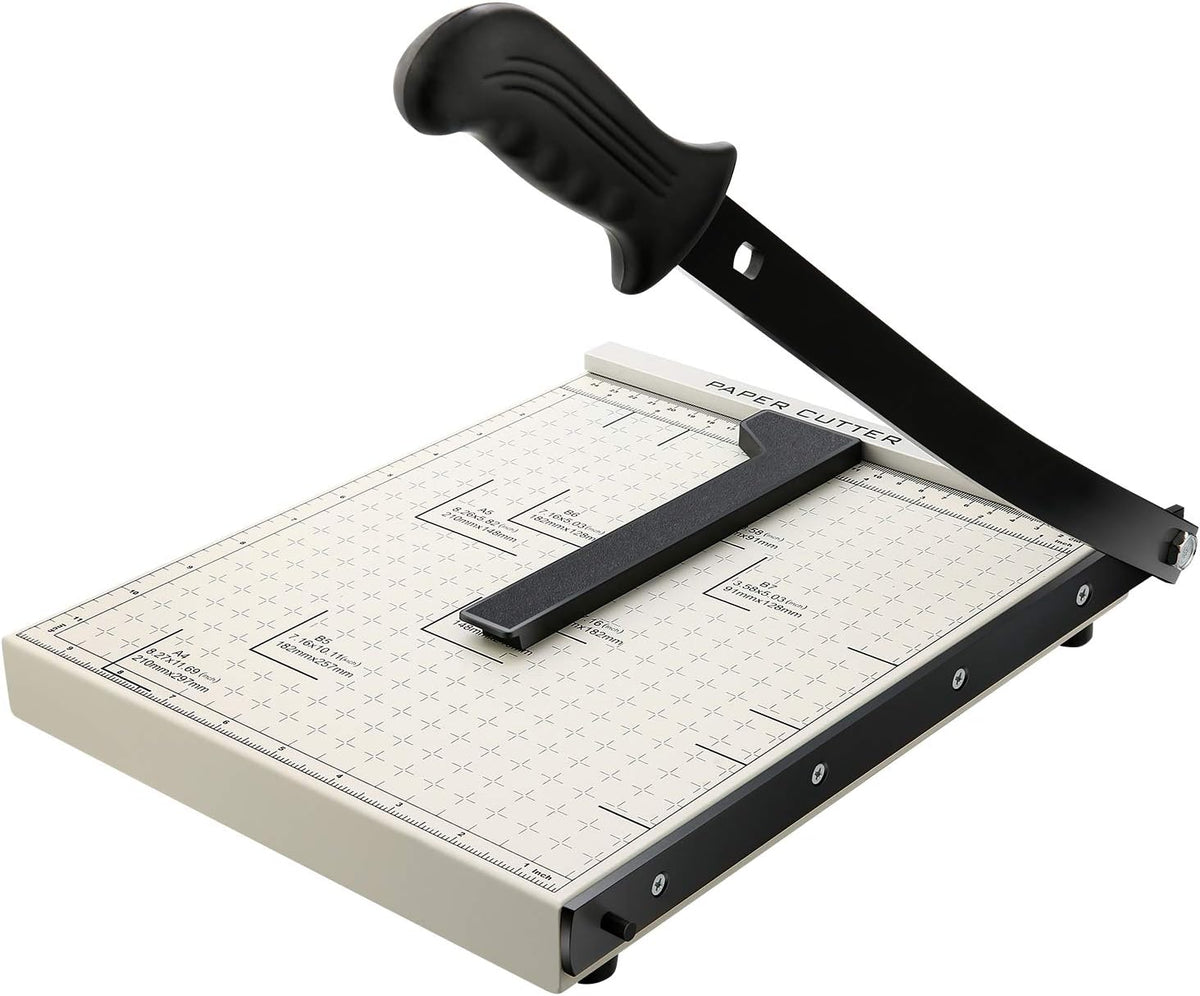 A4 12 inch Guillotine Paper Trimmer 10 Sheets Capacity Black M825232