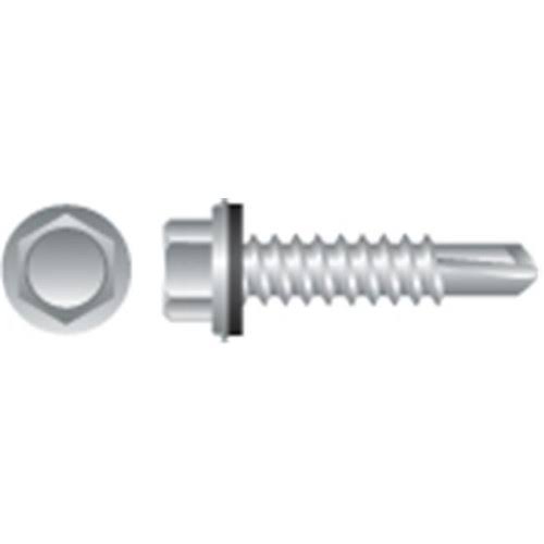 Zinc Plated Self-Drilling Screws 500ct Box Q588