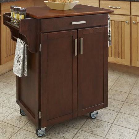 Cherry Red Kitchen Cart S812