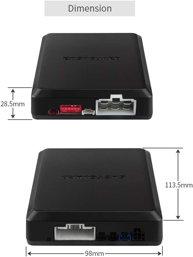 Rolling Code Car Alarm System with Keyless Entry Push Start Q584109