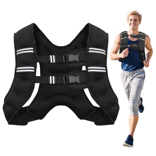 Weighted Vest with Reflective Stripe, Size Adjustable N438416