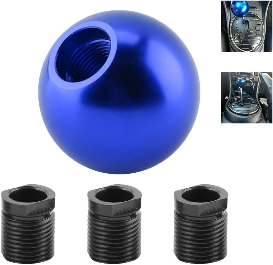 Universal Manual Gear Shift Knob Round Ball Shape Pack of 2 W201498