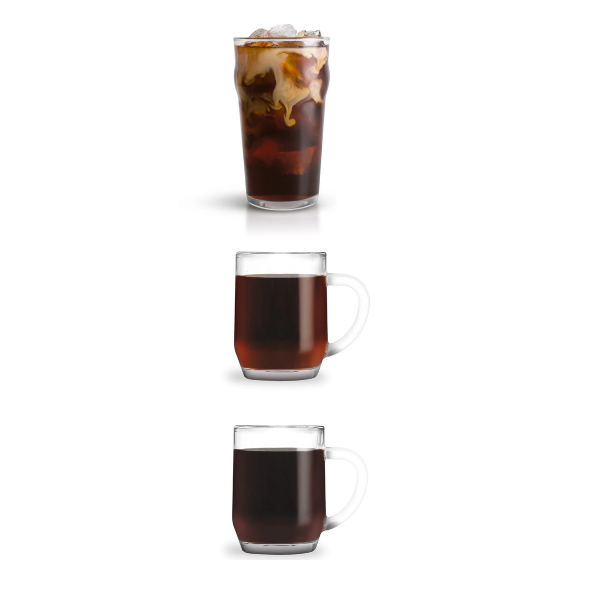 Single Serve Coffee Maker with Glass Carafe B344