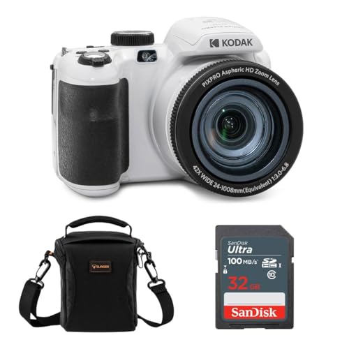 Red 20MP Full HD Digital Camera with 32GB Memory Card and Camera Bag V62251