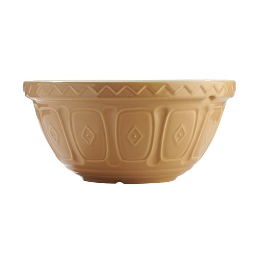 Beige 29 cm Earthenware Mixing Bowl A47742