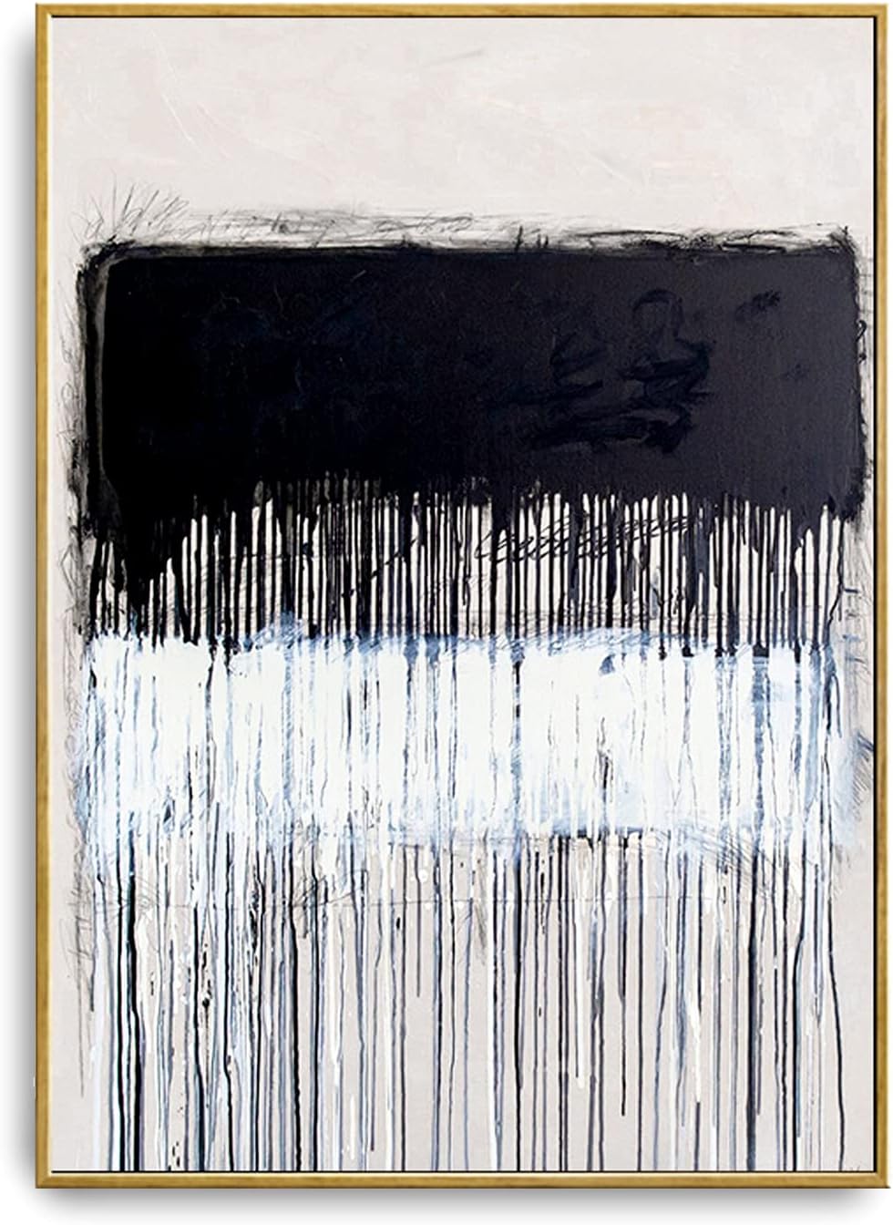 24X32 Large Framed Abstract Canvas Wall Art K4806