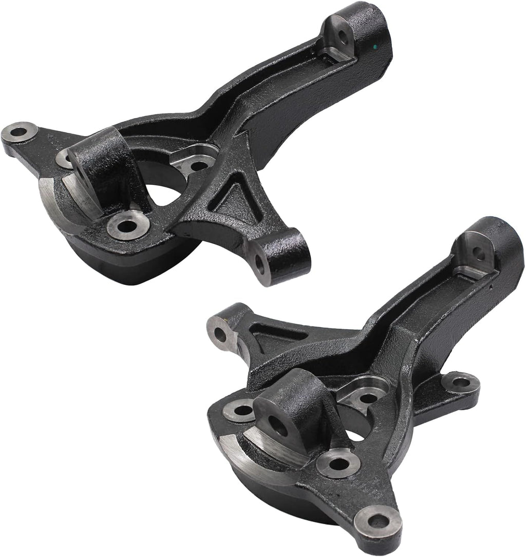 Front 5" Lift Spindles with Extended Brake Lines E860977