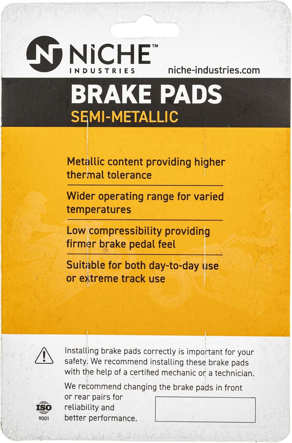 Complete Brake Rotor Pad Semi Metallic Kit For Polaris Ranger ATV K5990