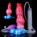 Inflatable Silicone Suction Cup Dildo Anal Plug F286