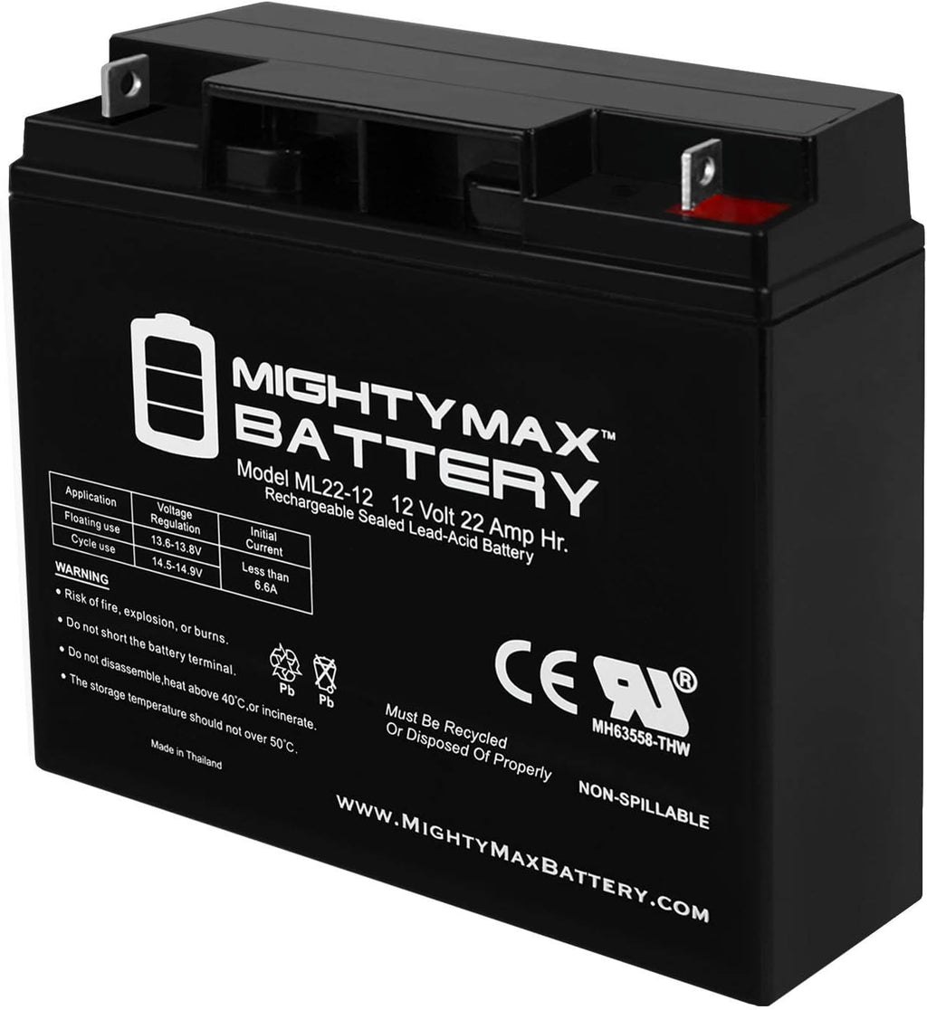 12 Volt 22 AH SLA Battery Pack of 2 Q177238