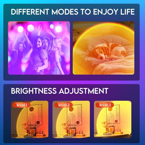 Multicolor Changing LED Projection Lamp 360 Degree Rotation U8050