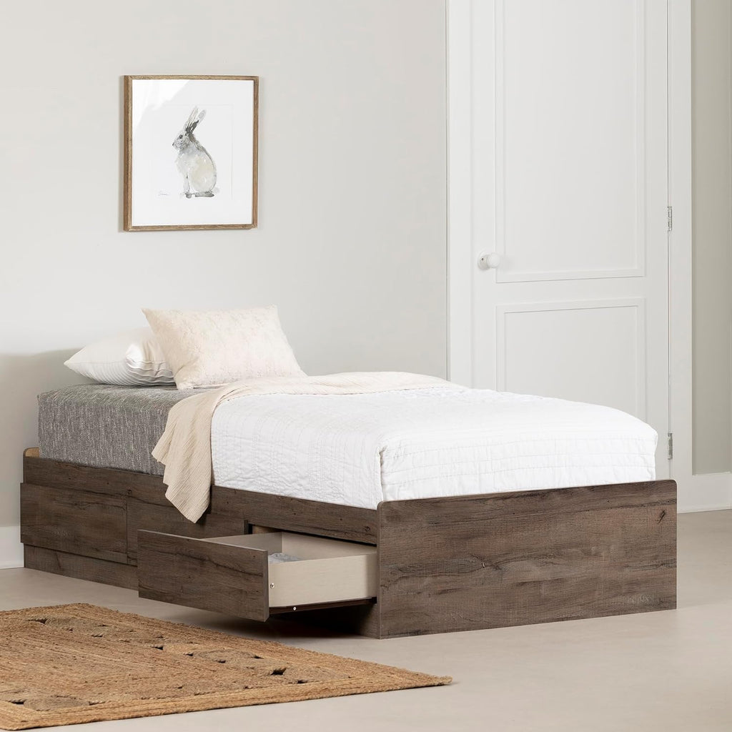 Fall Oak 3 Drawer Bed Z71062