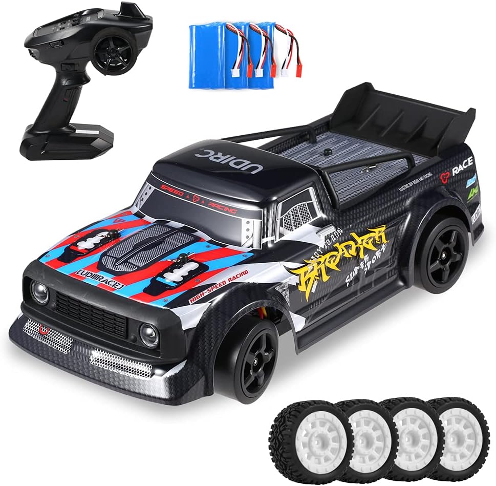 1:16 Scale 2.4GHz RC Drift Car, 4WD RTR, 2 Batteries T546339