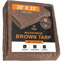 Brown Poly Tarps 20 x 25 Case of 4 C9697