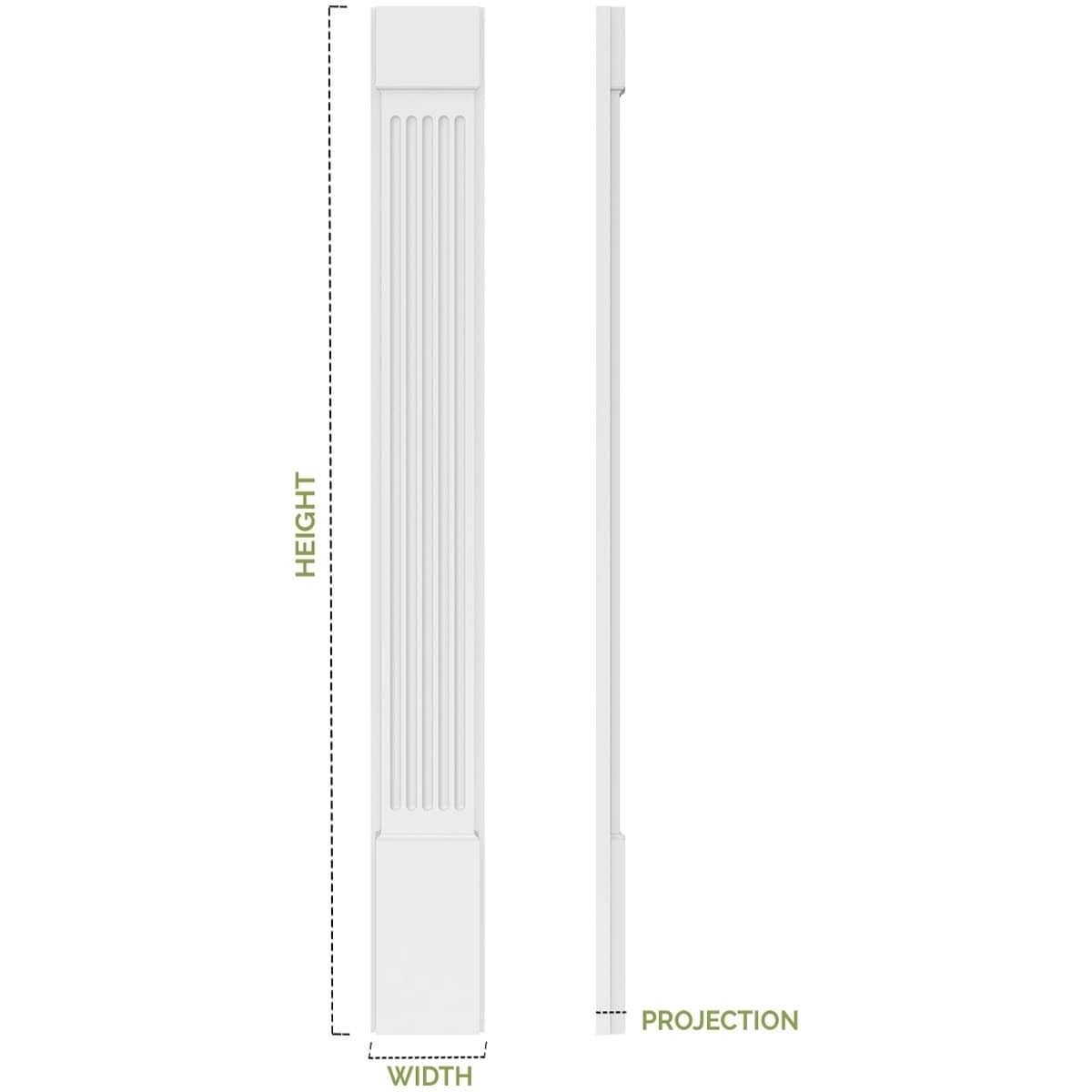 Flat Panel PVC Pilaster (Pair) K41905