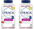 Chewable Calcium with Vitamin D3 Gummies, Natural Raspberry Flavor, 60 Count (Pack of 2) D253595