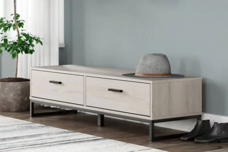 Whitewash Storage Bench I984316