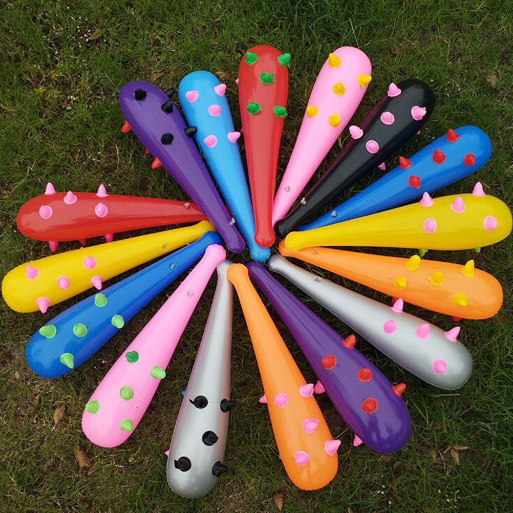 8pcs 55cm Inflatable Mace Clapper Hammers Toys (Mixed Color) P223453