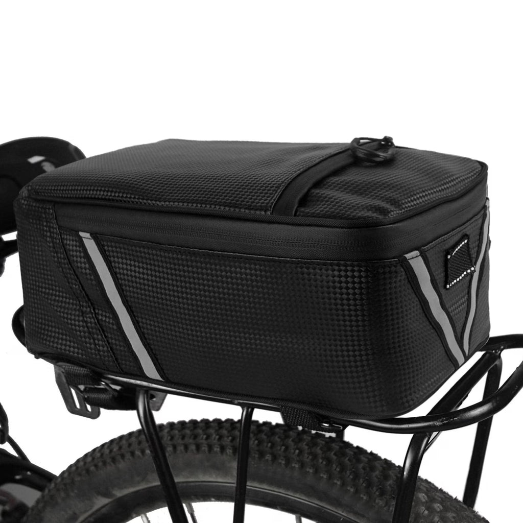 5L Water-resistant Canvas Bike Rear Seat Bag Q395289