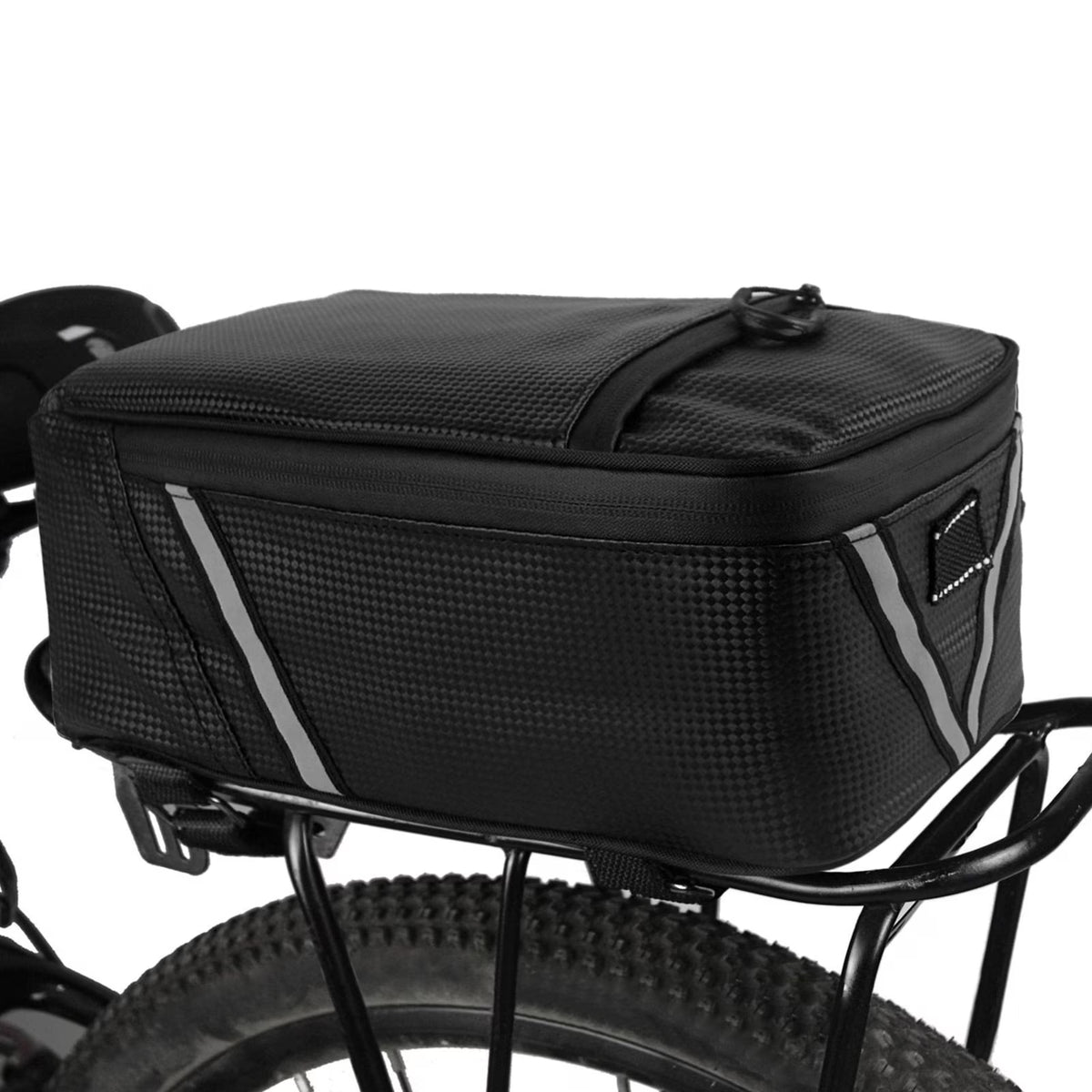 5L Water-resistant Canvas Bike Rear Seat Bag Q395289