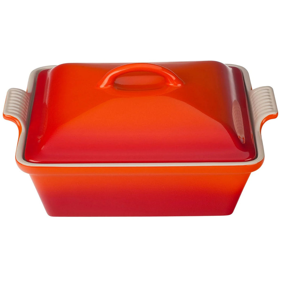 2.5-qt. Covered Square Stoneware Casserole D73983