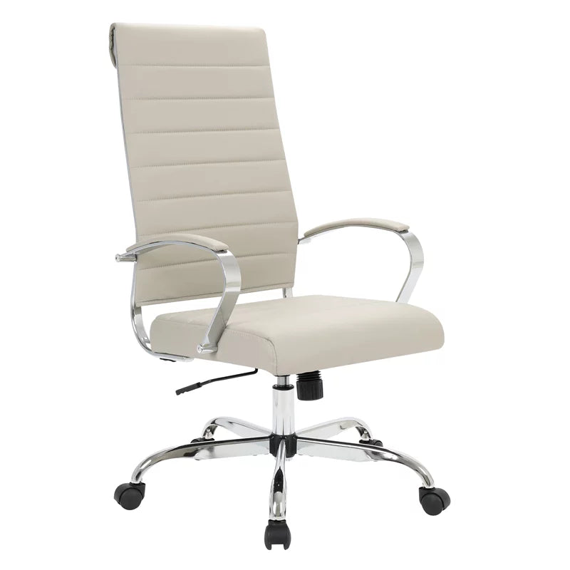 Tan Leather Office Chair S447